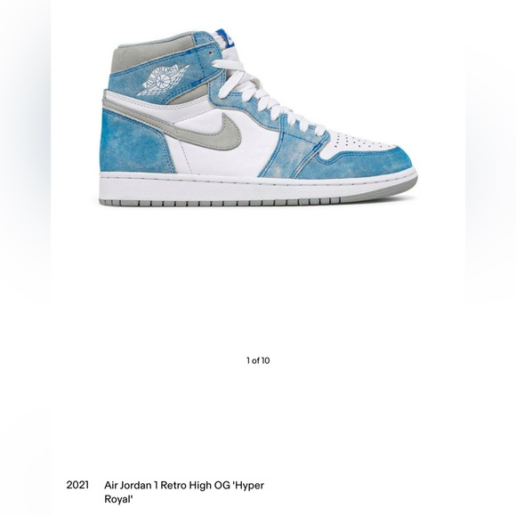 Air Jordan 1 Retro High OG ‘Hyper Royal’ - Picture 1 of 1